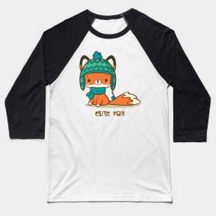 cute fox Baseball T-Shirt